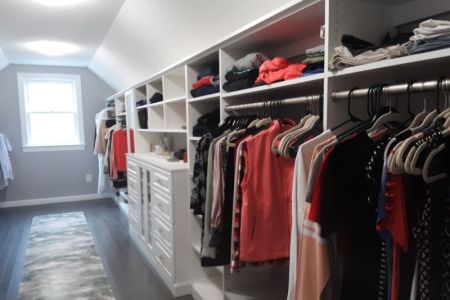 Angled Ceiling Closet with Drawers in Chester NH.jpg